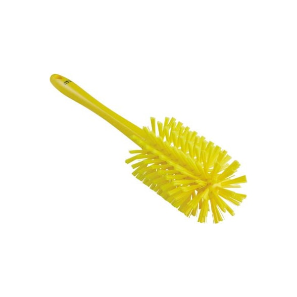 Vikan 3.5in One-Piece Pipe Brush- Medium/Stiff, Yellow